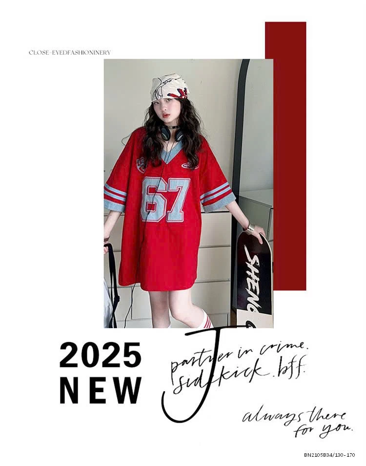 ÁO THUN SỐ 67 PHỐI DENIM