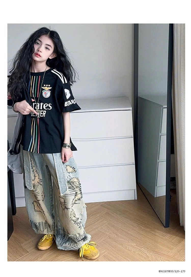 ÁO THUN THẾ THAO MIX JEAN CÁ TÍNH