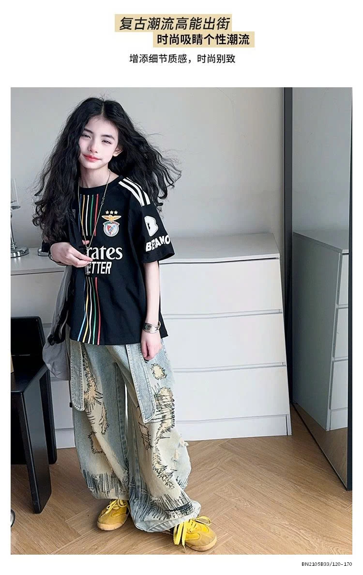 ÁO THUN THẾ THAO MIX JEAN CÁ TÍNH