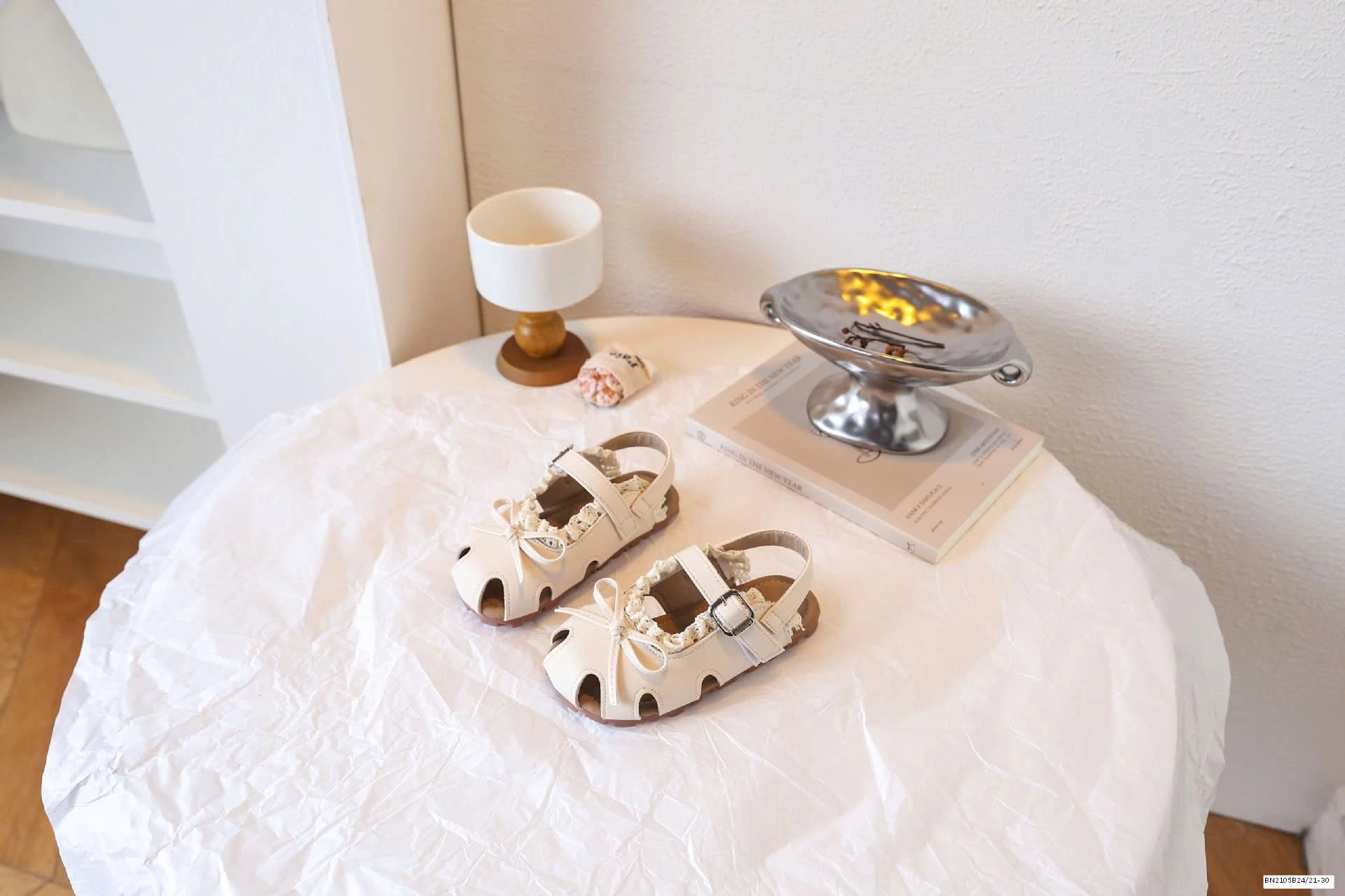 GIÀY BÚP BÊ NƠ MIX REN