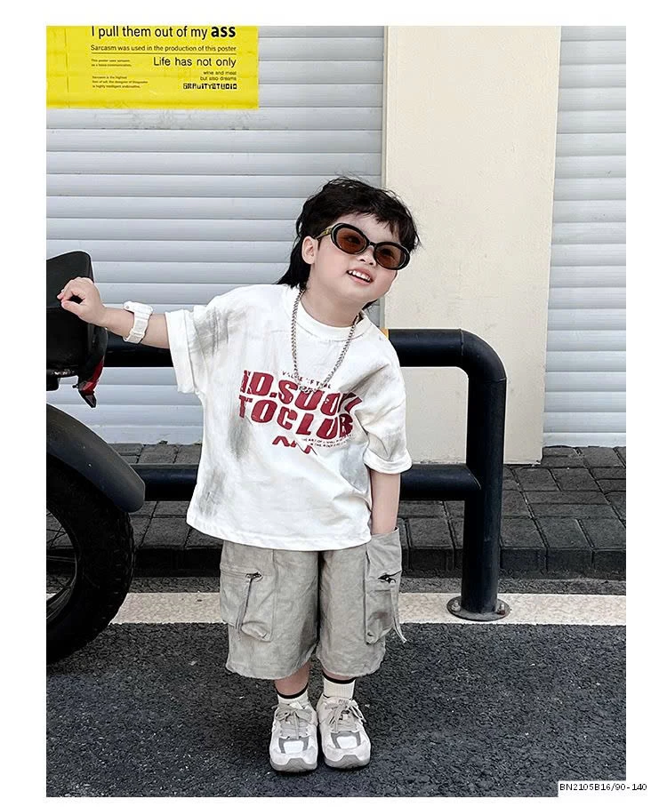 SÉT ÁO THUN CHỮ LOANG MIX QUẦN LỬNG TÚI HỘP