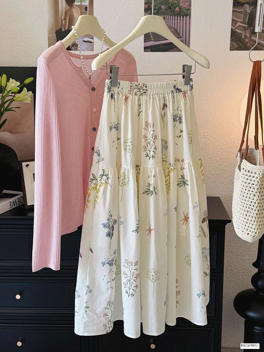 CHÂN VÁY HOA SIÊU ĐẸP