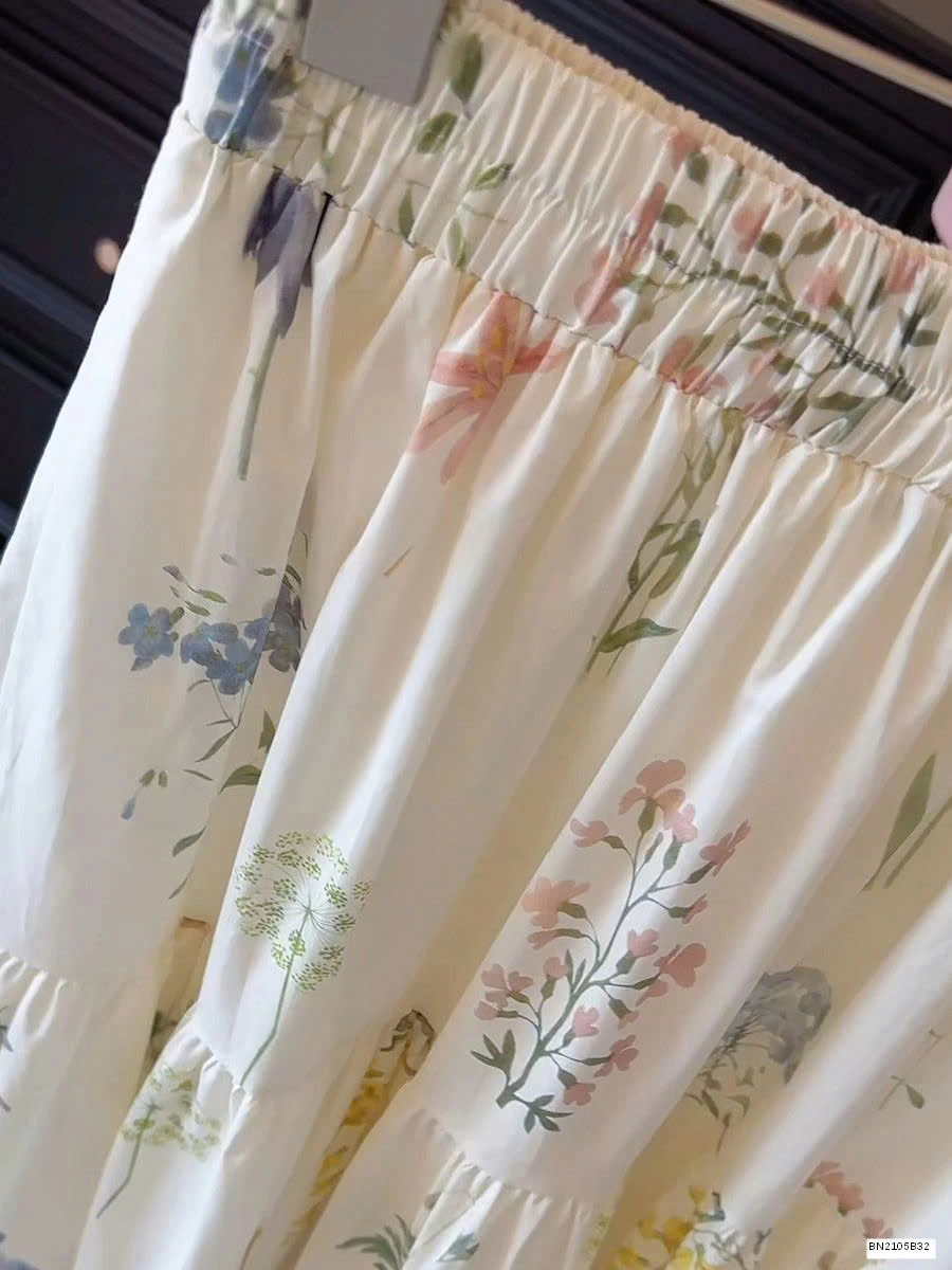 CHÂN VÁY HOA SIÊU ĐẸP