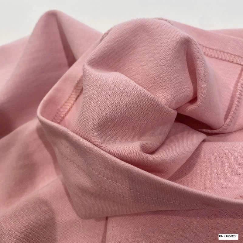 ÁO THUN CỘC TAY CỔ TRÒN NỮ