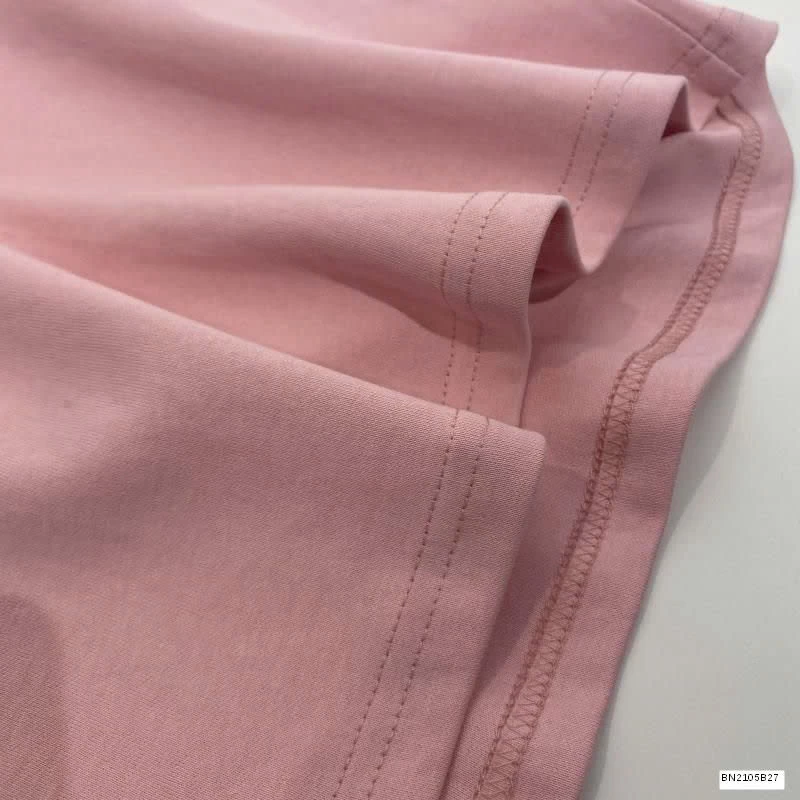 ÁO THUN CỘC TAY CỔ TRÒN NỮ