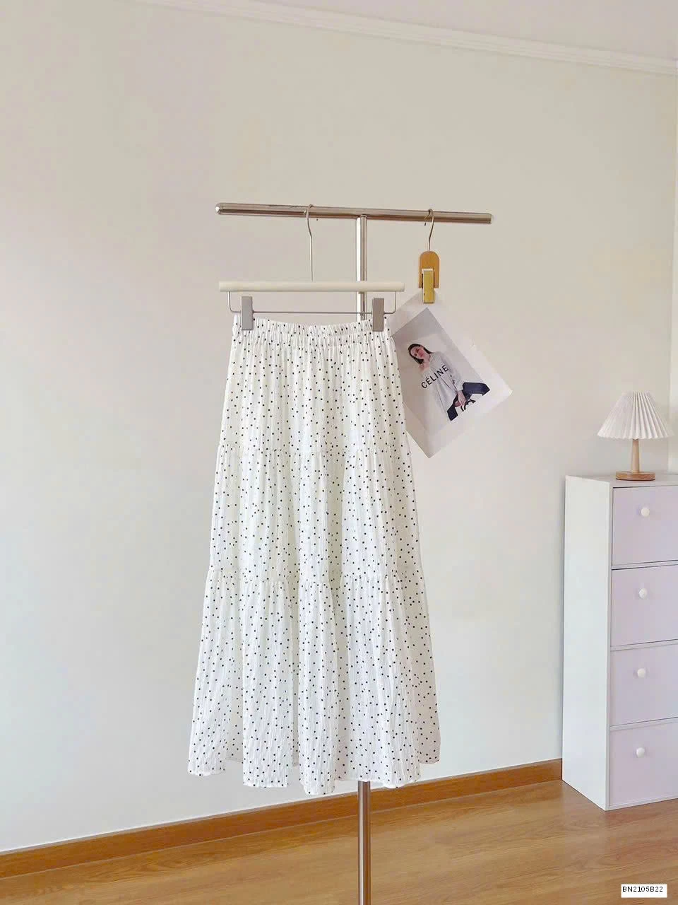 CHÂN VÁY HOA NHÍ DÁNG DÀI NỮ