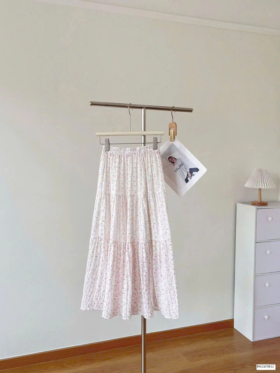 CHÂN VÁY HOA NHÍ DÁNG DÀI NỮ