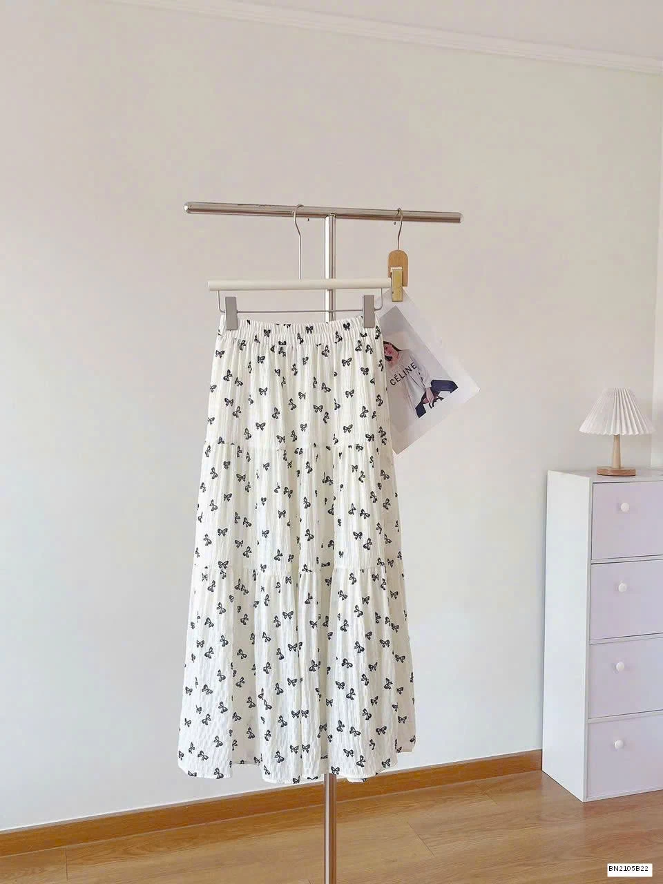 CHÂN VÁY HOA NHÍ DÁNG DÀI NỮ