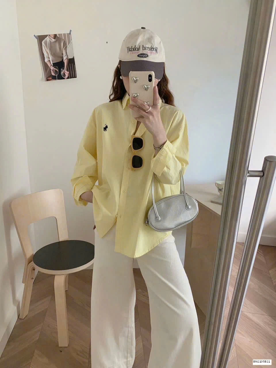 ÁO SƠ MI THÊU NGỰA NỮ