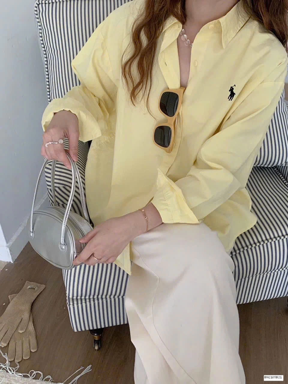 ÁO SƠ MI THÊU NGỰA NỮ