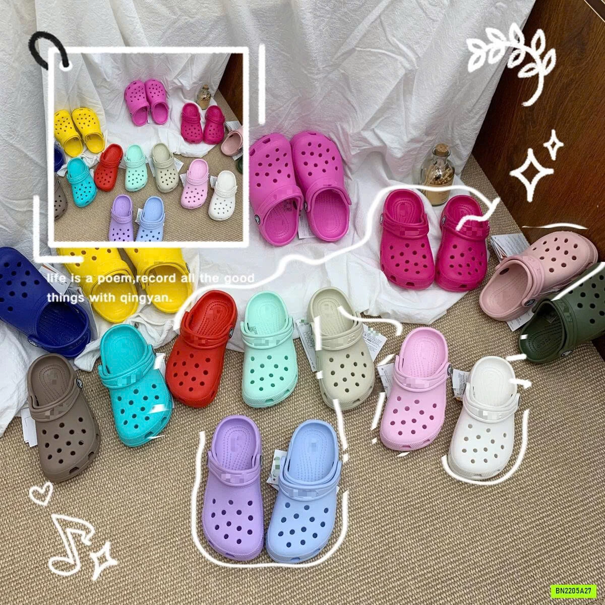 CROCS SẮC MÀU MẪU MỚI