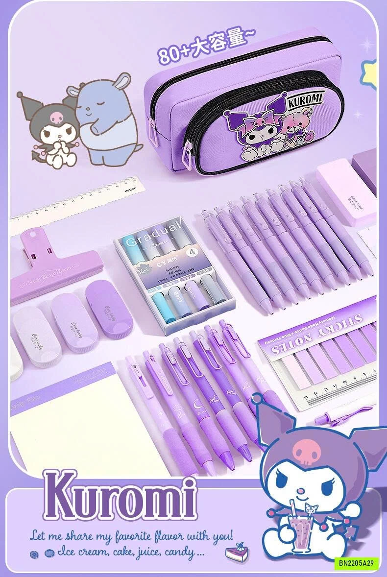 HỘP BÚT 2 NGĂN SIÊU RỘNG SANRIO