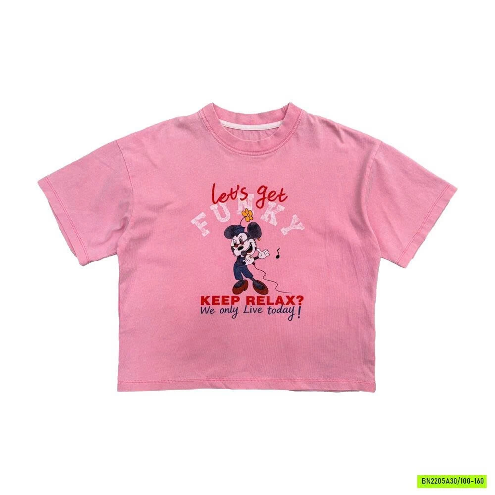 ÁO THUN HỒNG MICKEY AFTE