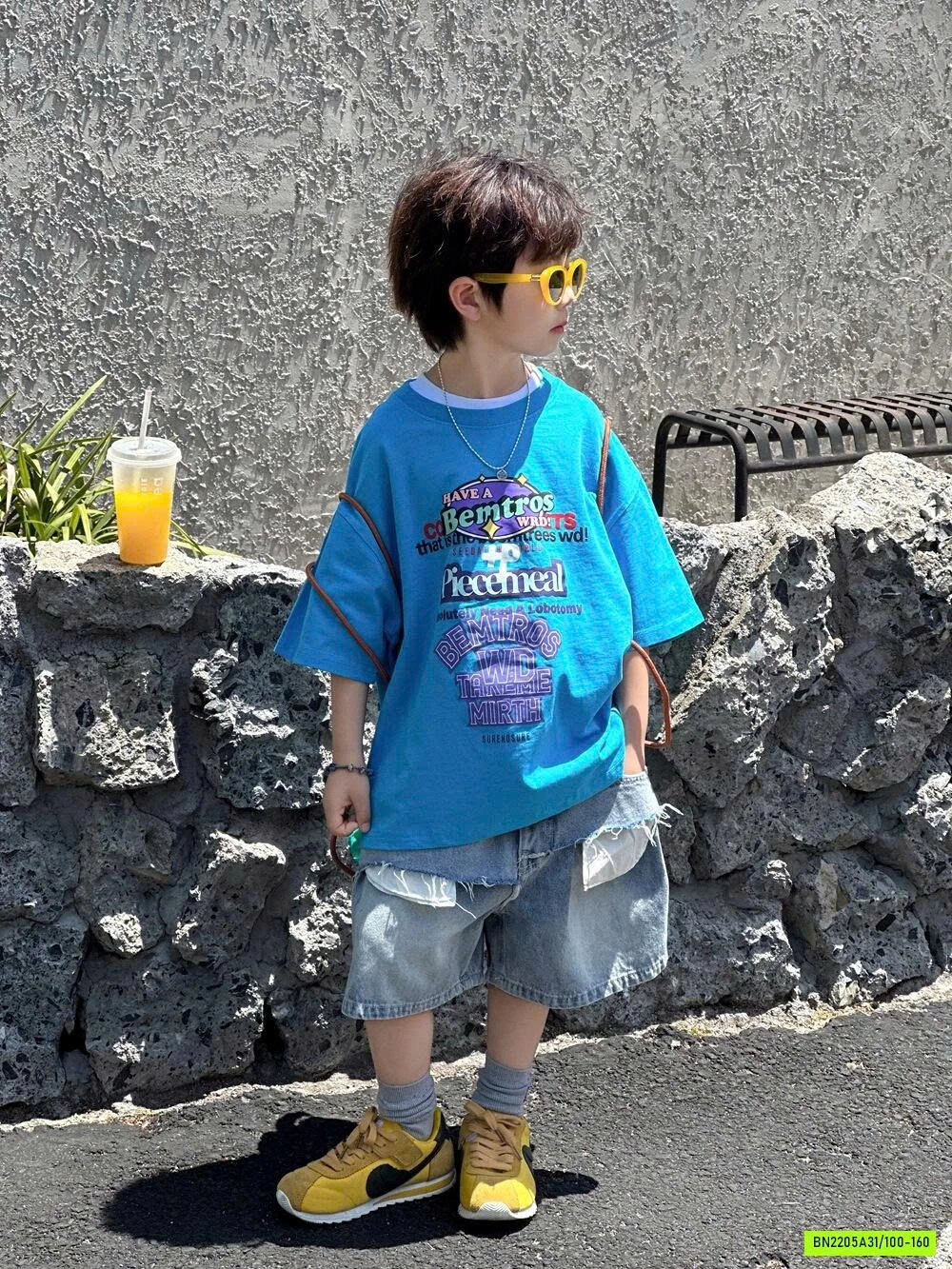 SHORT JEANS TÚI NGƯỢC RÁCH AFTE