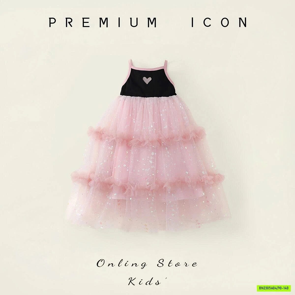 ĐẦM TUTU 2 DÂY HỒNG PREMIUM
