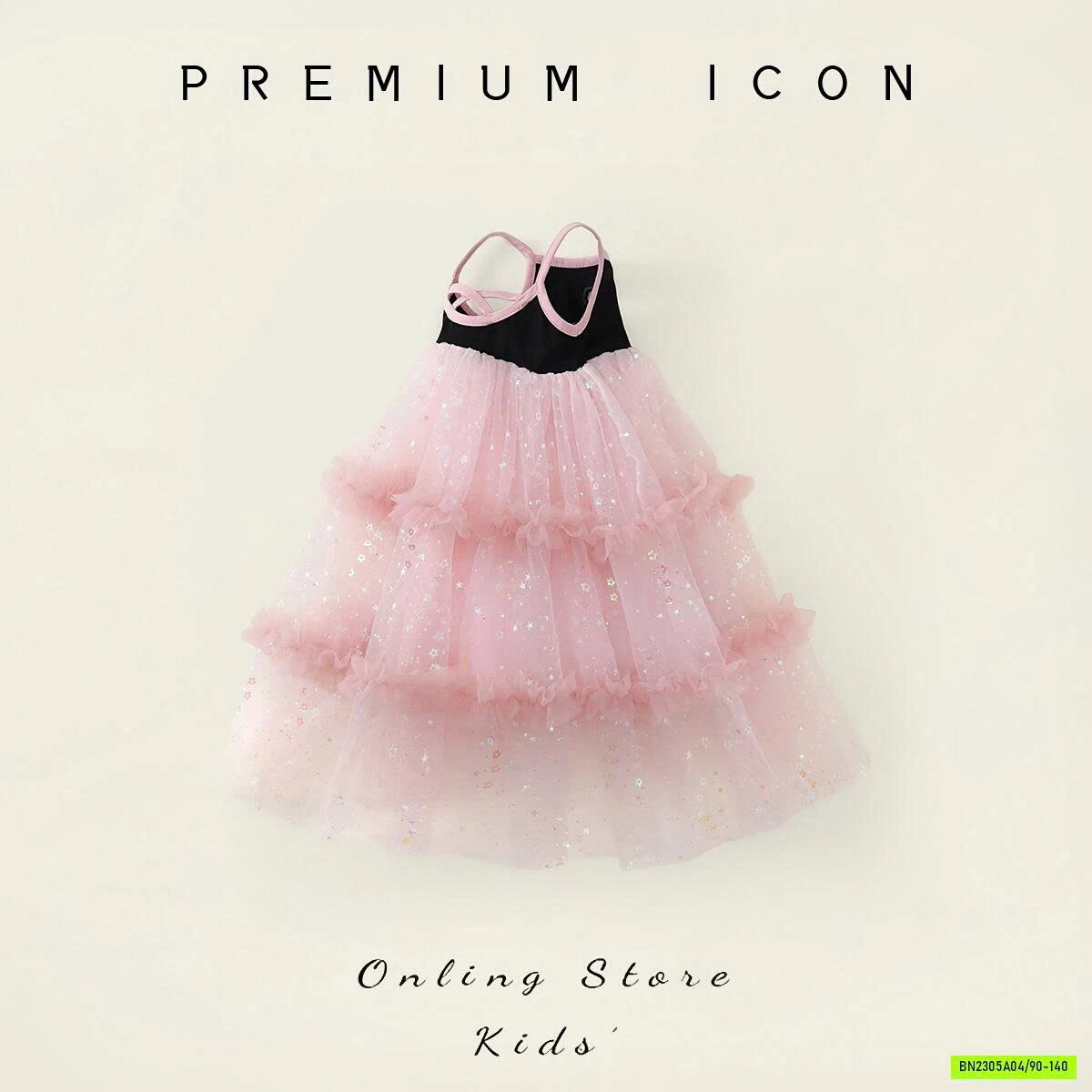ĐẦM TUTU 2 DÂY HỒNG PREMIUM