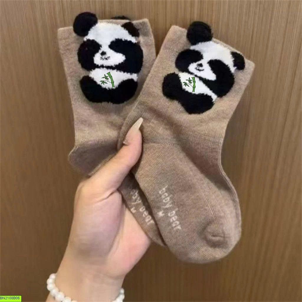 SET 5 ĐÔI TẤT COTTON ĐỘNG VẬT