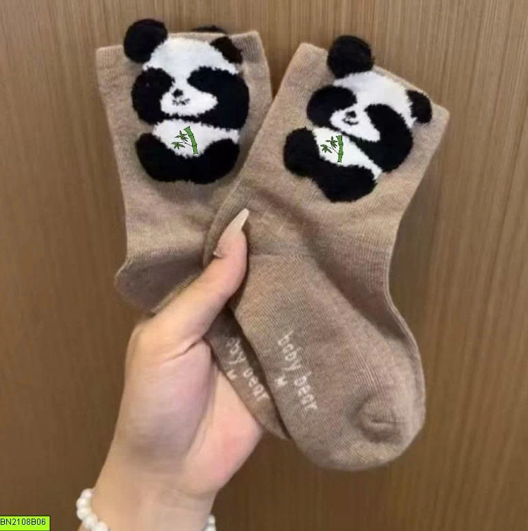SET 5 ĐÔI TẤT COTTON ĐỘNG VẬT