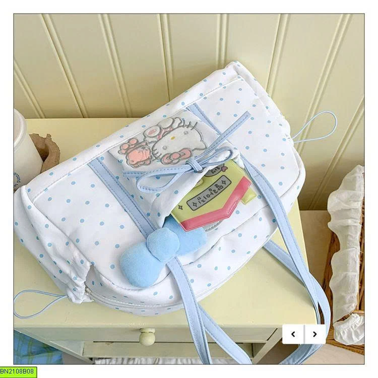 TÚI VẢI KITTY ĐEO VAI
