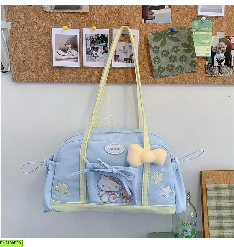 TÚI VẢI KITTY ĐEO VAI