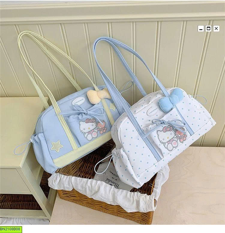 TÚI VẢI KITTY ĐEO VAI