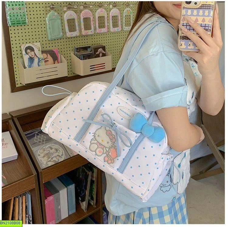 TÚI VẢI KITTY ĐEO VAI