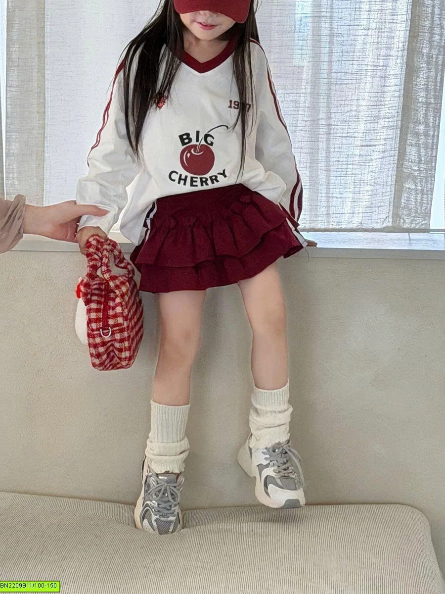 SET ÁO CHERRY CHÂN VÁY YUKID