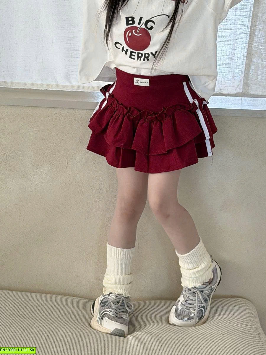 SET ÁO CHERRY CHÂN VÁY YUKID