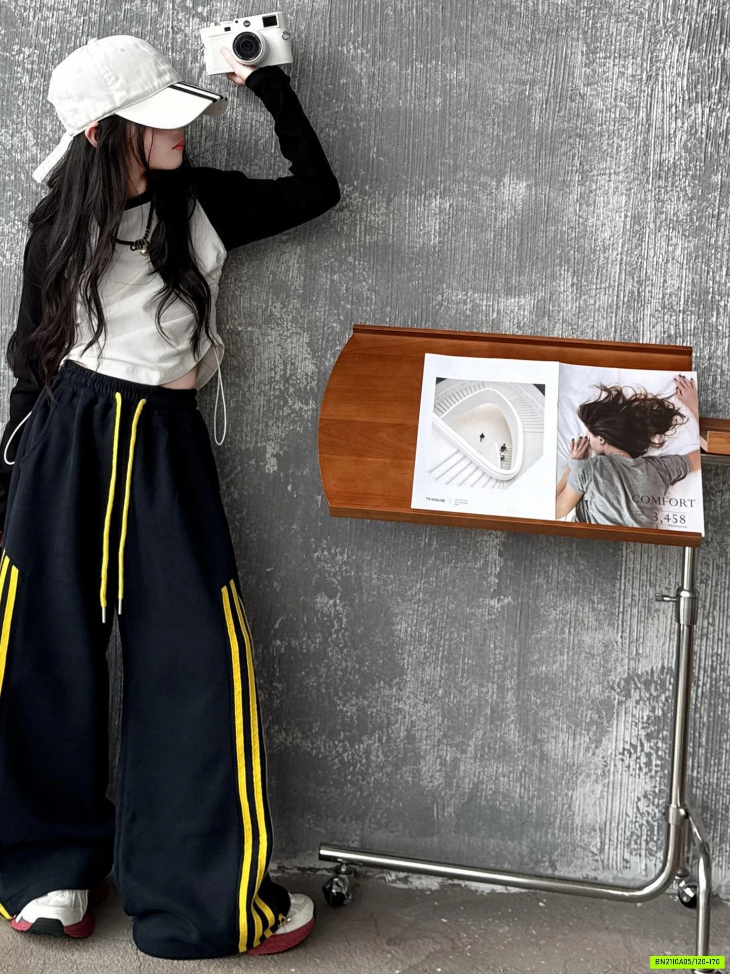 CROPTOP MIX QUẦN NỈ SUÔNG BG SZ ĐẠI