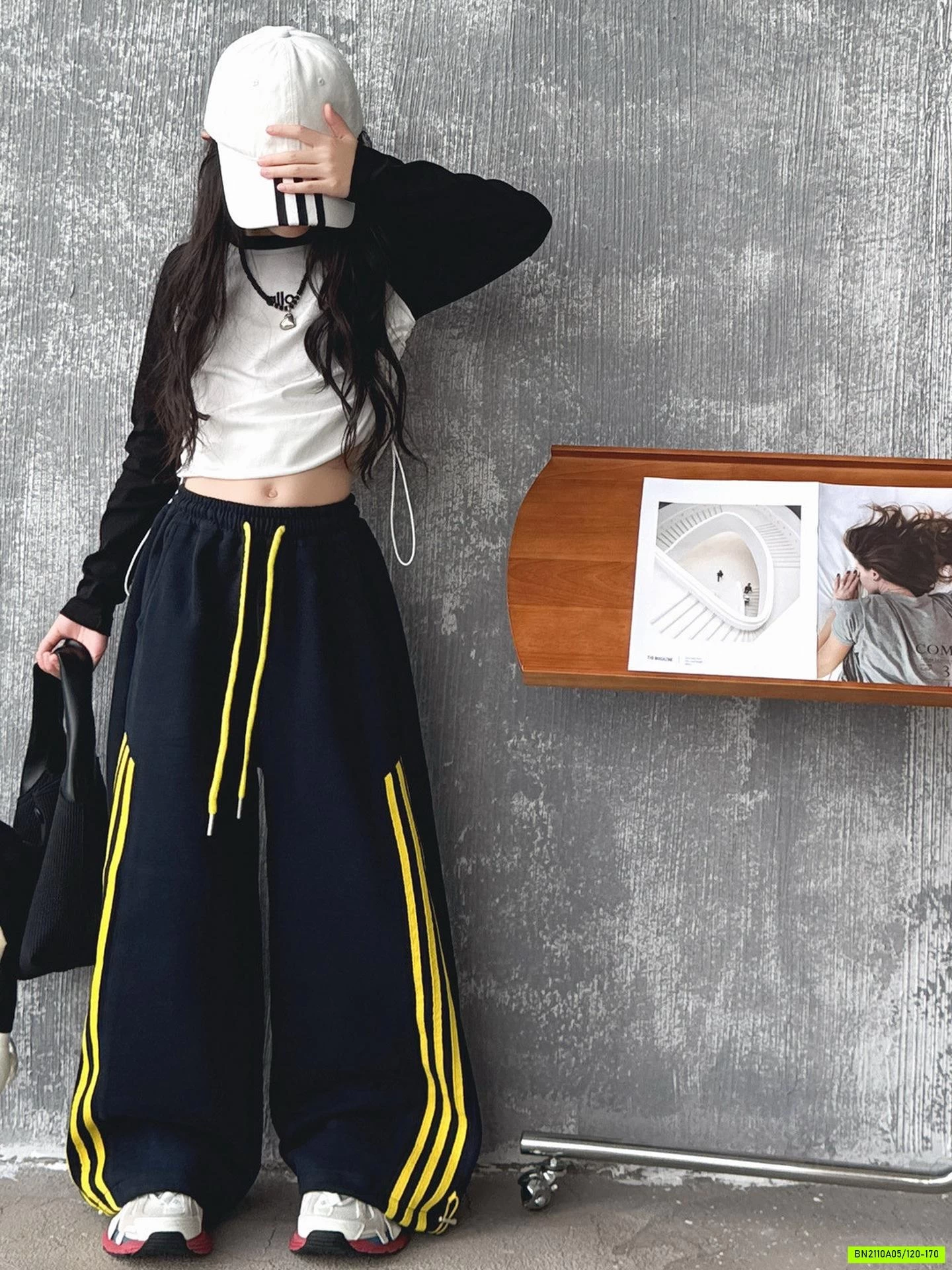 CROPTOP MIX QUẦN NỈ SUÔNG BG SZ ĐẠI