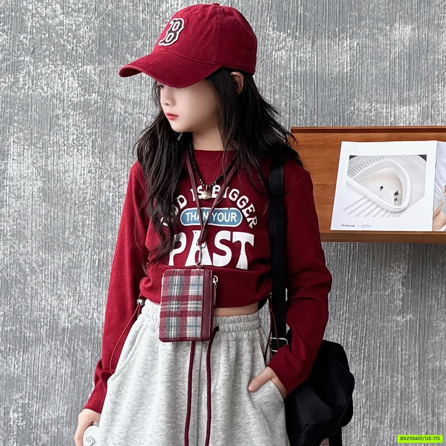 CROPTOP MIX QUẦN NỈ SUÔNG BG SZ ĐẠI