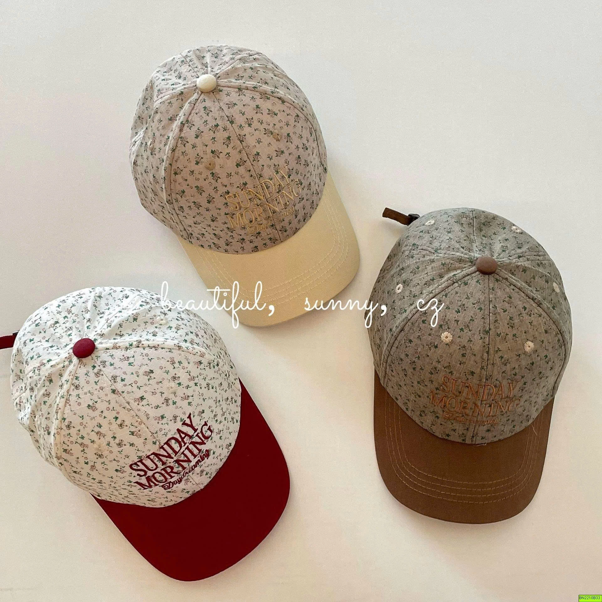 MŨ KẾT HOA NHÍ PHỐI MÀU