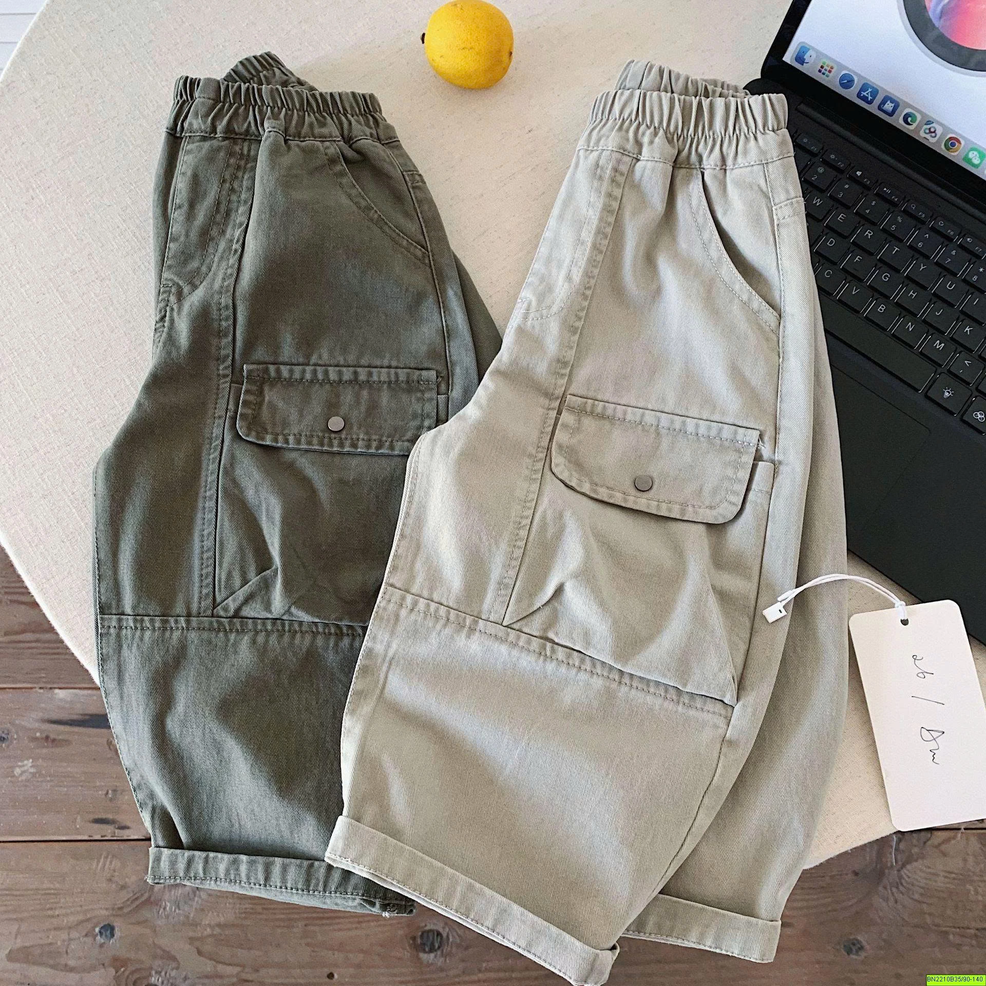QUẦN CẠO CHUN DÁNG BAGGY