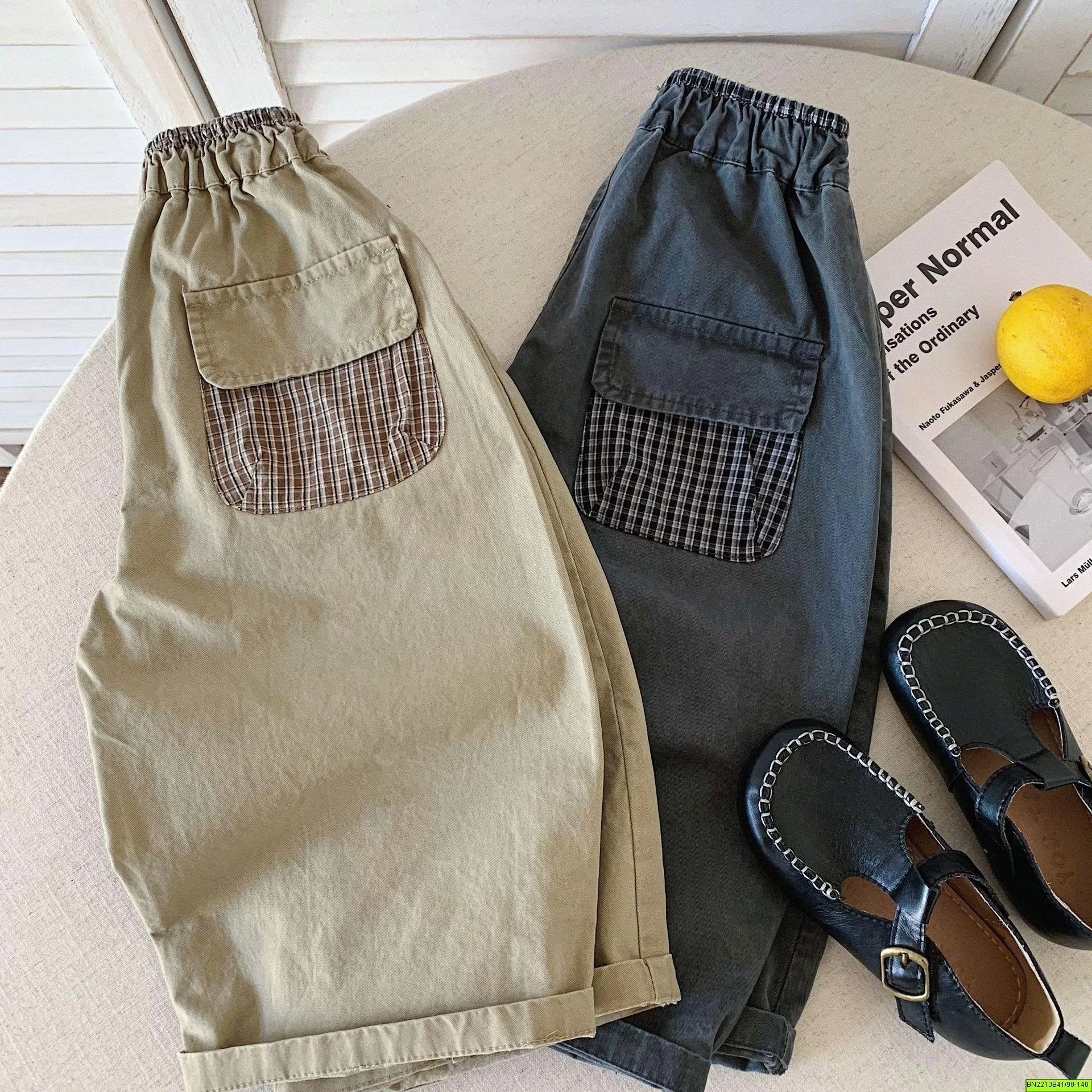 QUẦN KAKI GÂN TRƯỚC