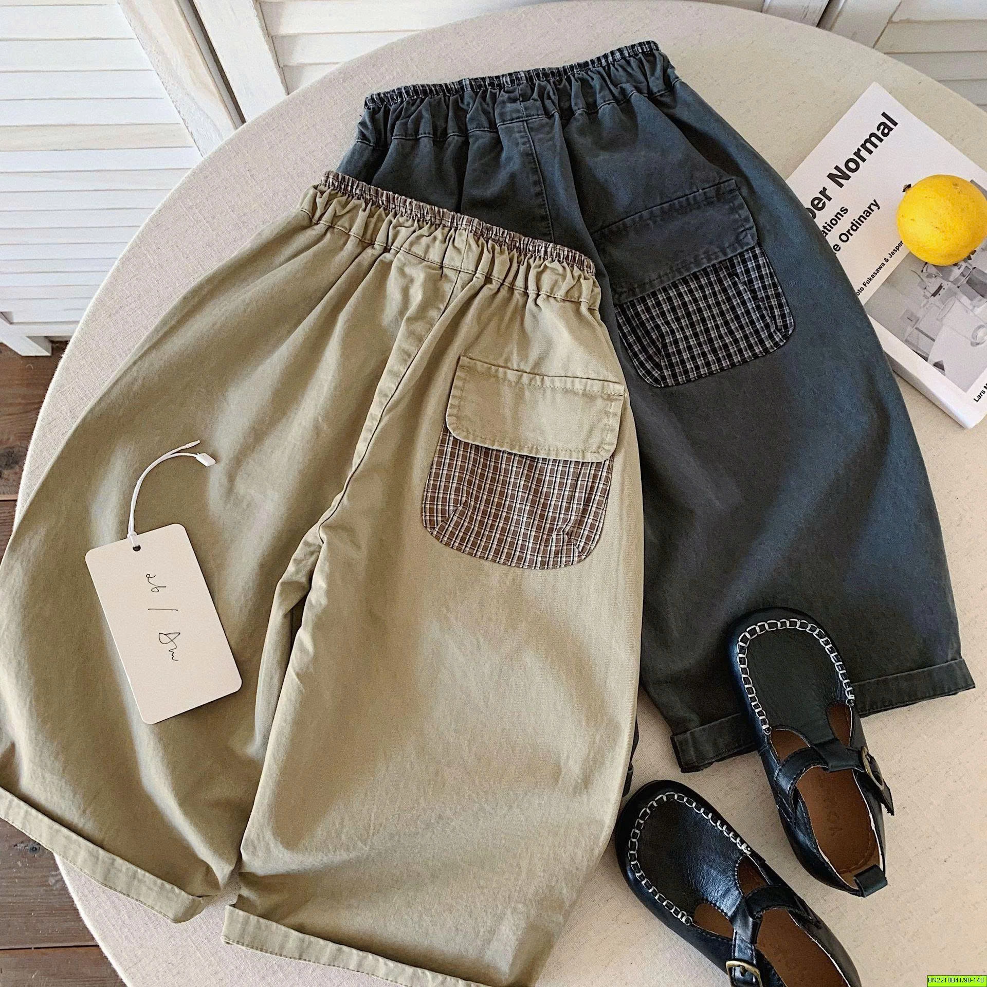QUẦN KAKI GÂN TRƯỚC