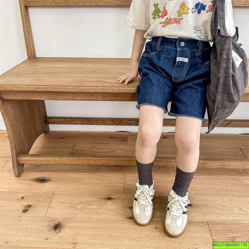 ( ADBABY ) QUẦN SHORT JEAN TUA GẤU MÁC TÚI