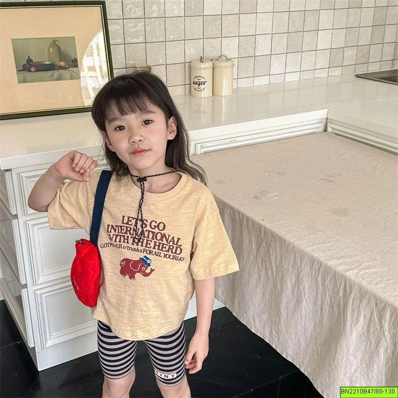 ( ADBABY ) ÁO THUN TRẮNG CON VOI