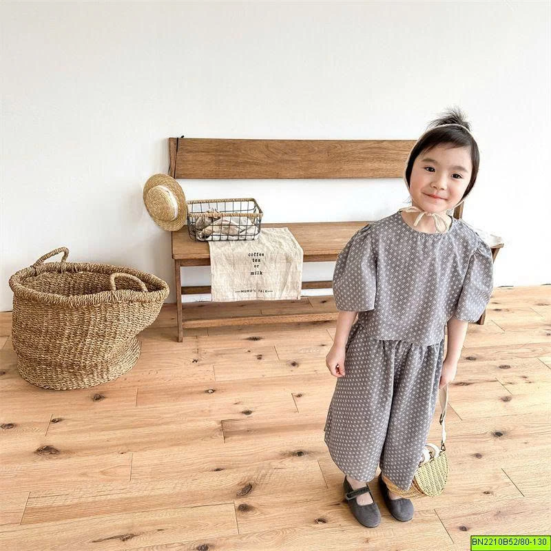 ( ADBABY ) BỘ HOA NHÍ TAY BỒNG MÙA HÈ