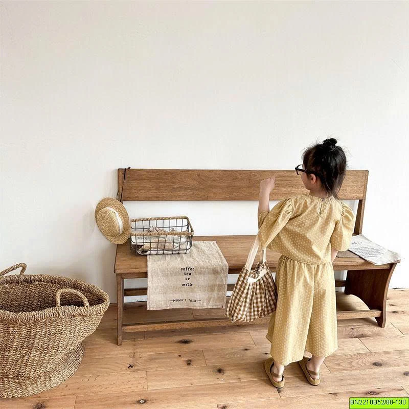 ( ADBABY ) BỘ HOA NHÍ TAY BỒNG MÙA HÈ