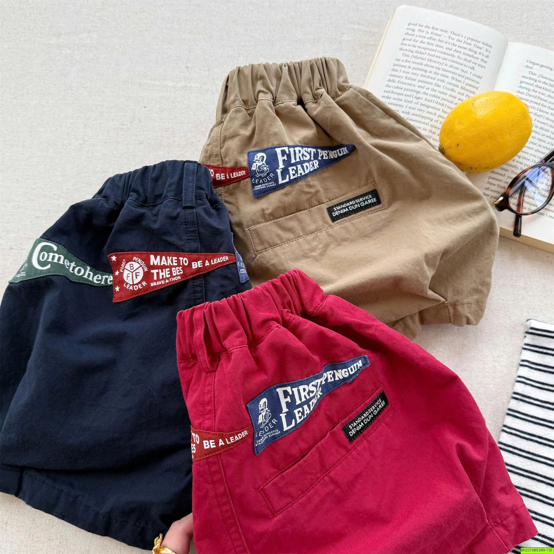 ( ADBABY ) QUẦN SHORT MÁC CHỮ SAU