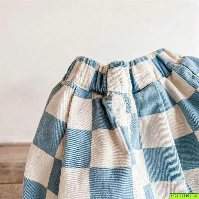 ( ADBABY ) QUẦN SHORT CARO Ô VUÔNG