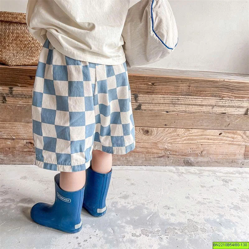 ( ADBABY ) QUẦN SHORT CARO Ô VUÔNG