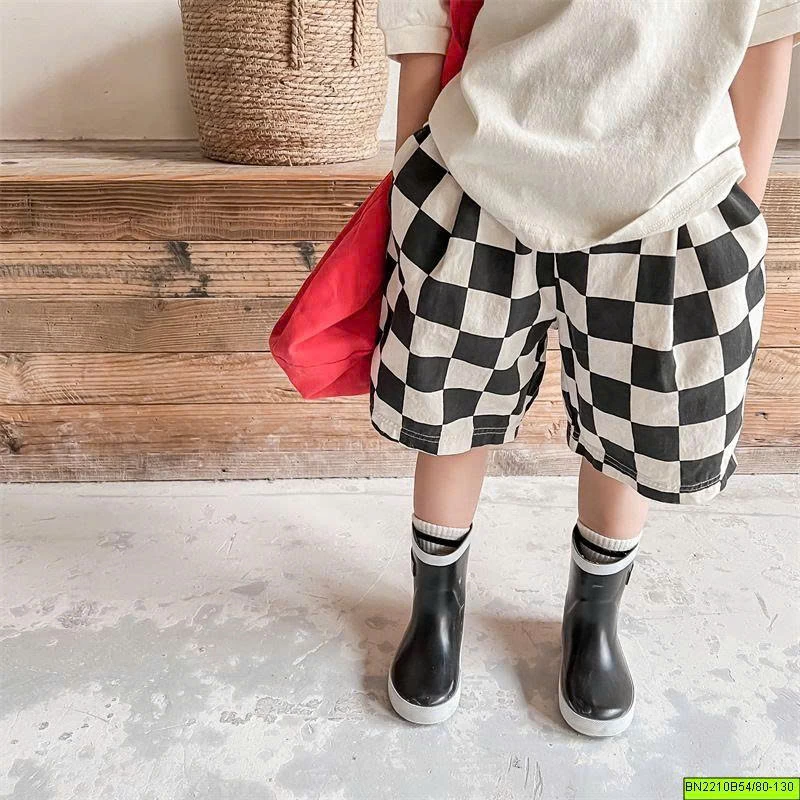 ( ADBABY ) QUẦN SHORT CARO Ô VUÔNG