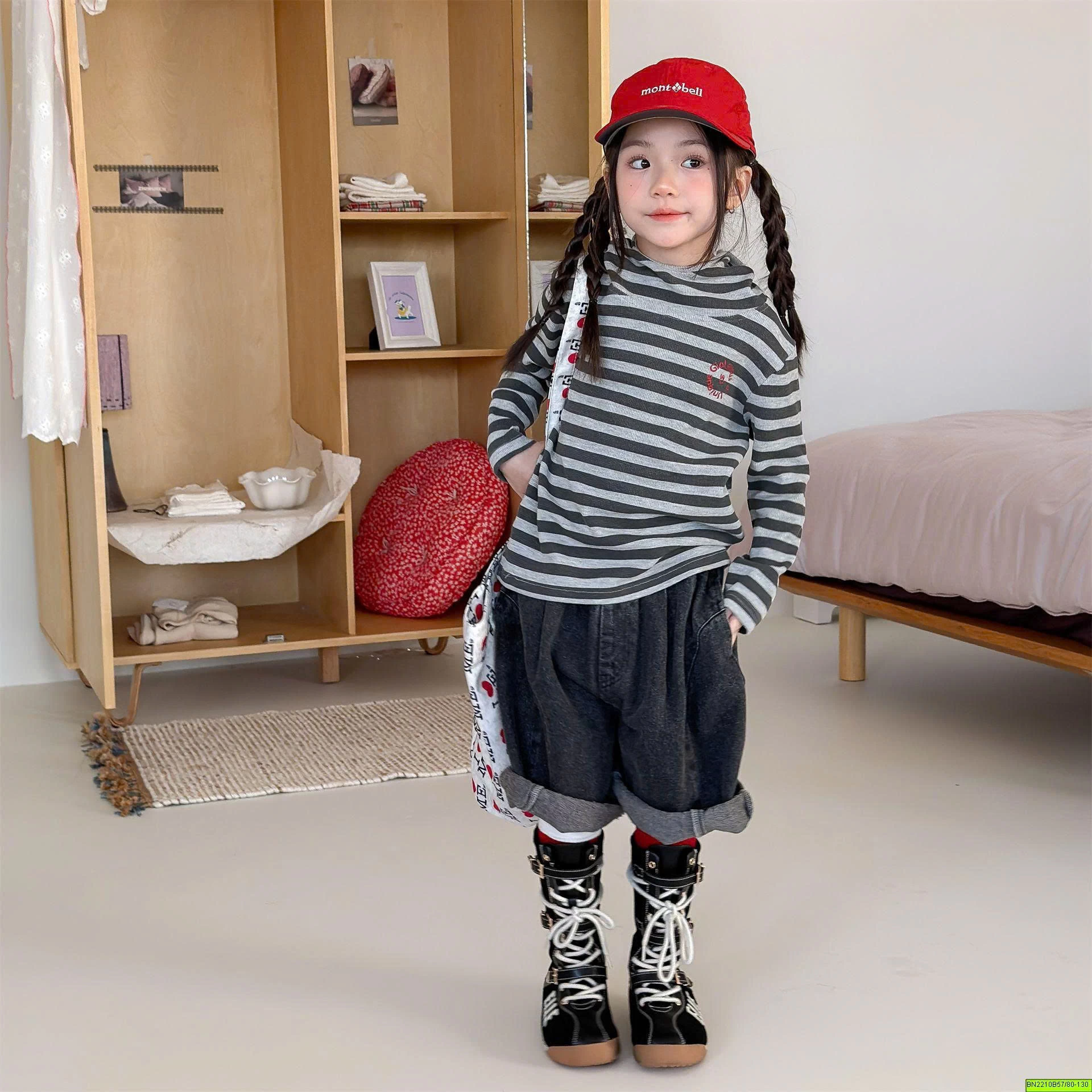 ( ADBABY ) QUẦN JEAN LỬNG MÁC CHỮ BONBON