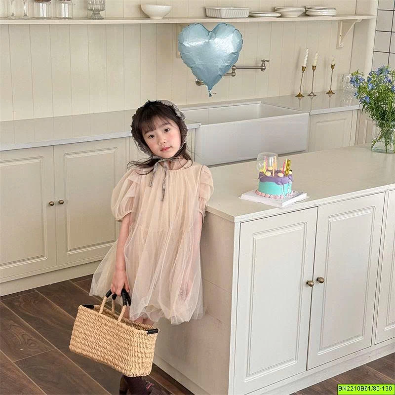 ( ADBABY ) ĐẦM VOAN TAY BỒNG