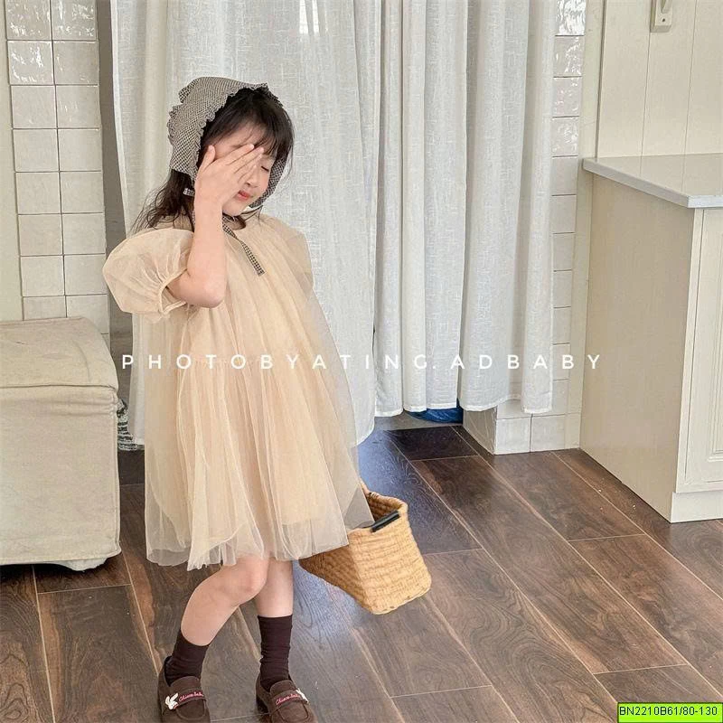 ( ADBABY ) ĐẦM VOAN TAY BỒNG