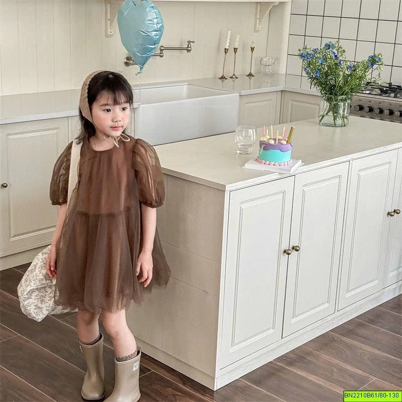( ADBABY ) ĐẦM VOAN TAY BỒNG