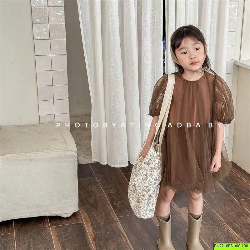 ( ADBABY ) ĐẦM VOAN TAY BỒNG