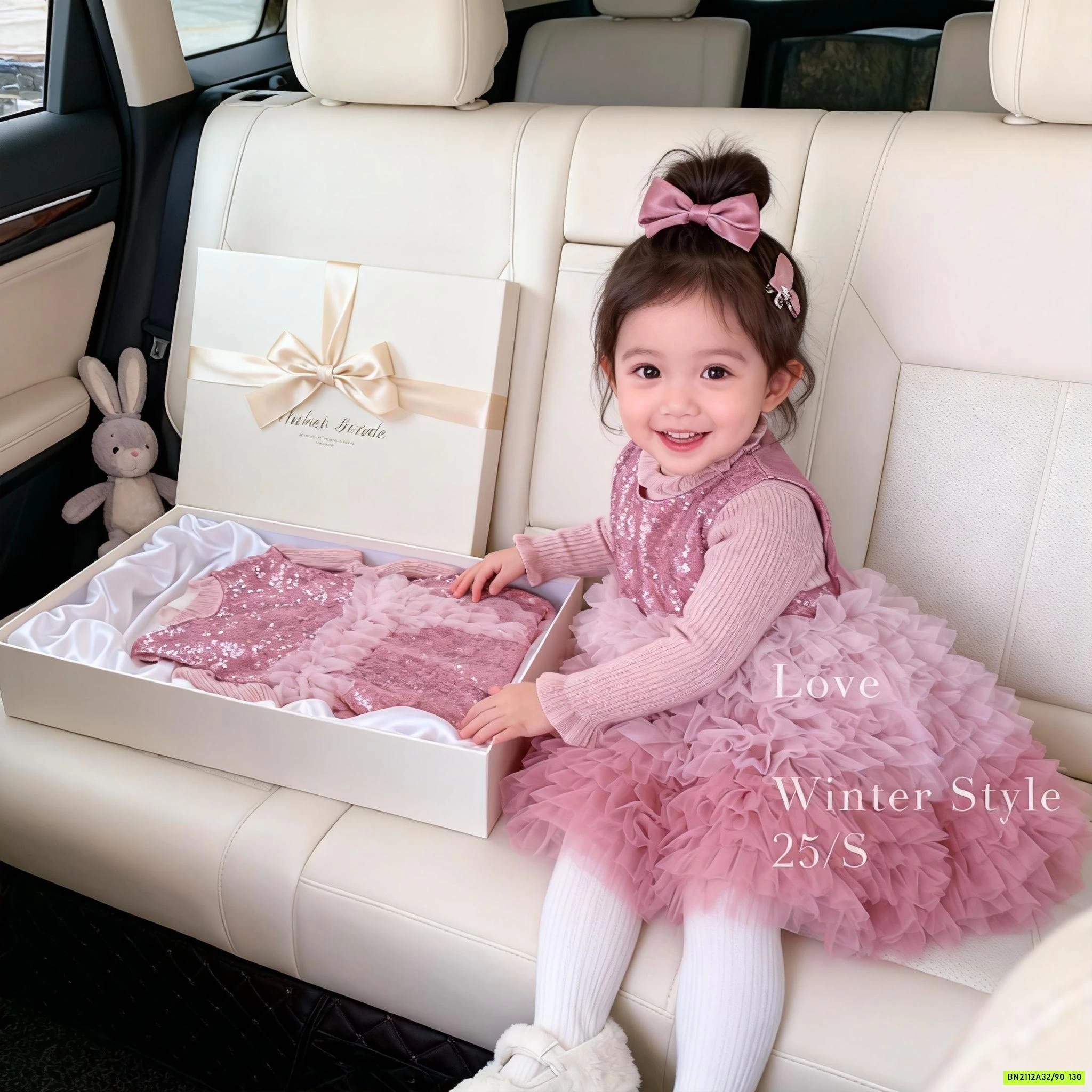 SÉT VÁY LÔNG THỎ CARO ĐỎ LÓT NHUNG