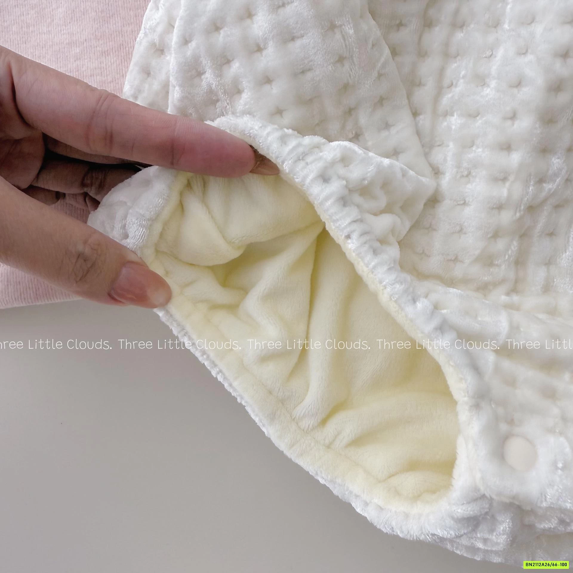 SÉT YẾM THỎ HỒNG LÓT NHUNG